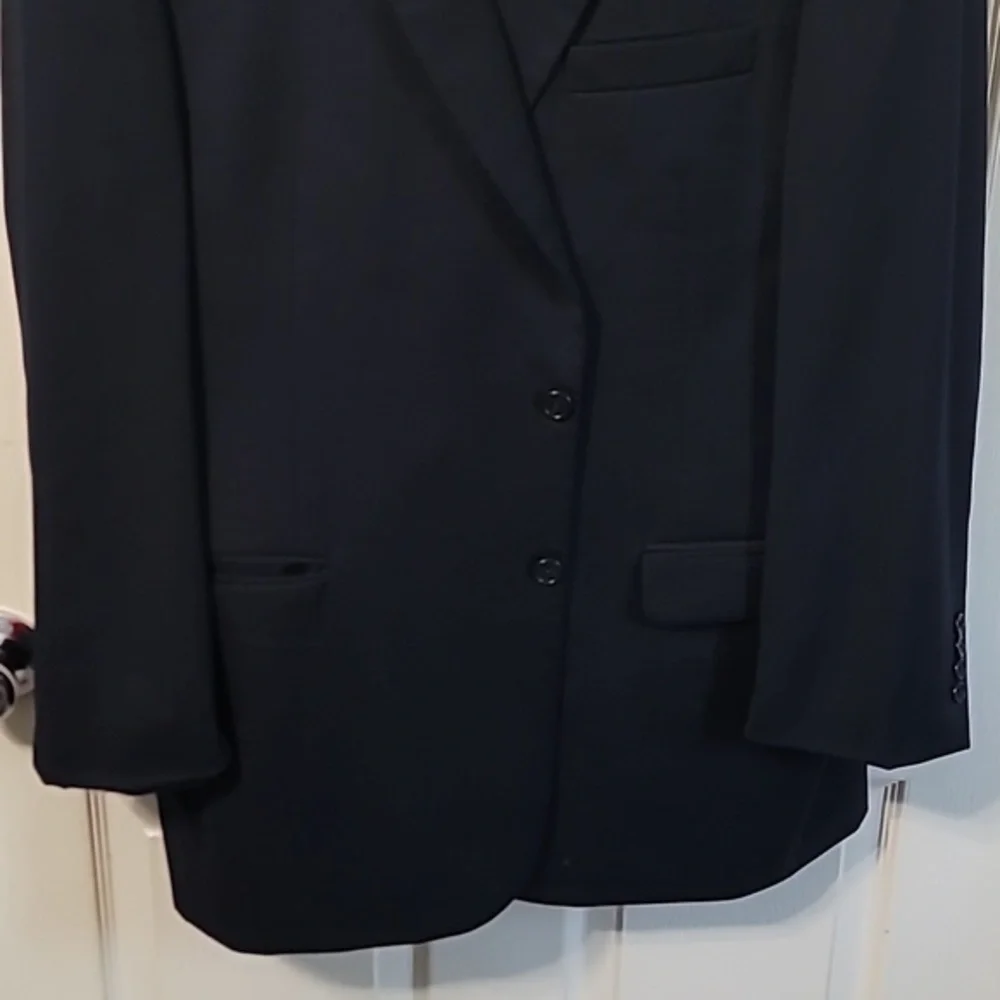Jos. A Bank Signature Collection 100% Wool‎ Navy Suit Men's 44RG/39RG NWOT Cond.